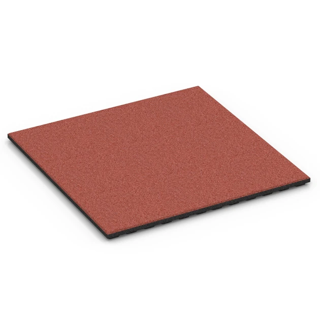 Stable Mat Comfort von WARCO im Farbdesign Brick red mit den Abmessungen 100 x 100 x 4 cm | 1,00 m². Produktfoto von Artikel 6384 in der Aufsicht von schräg vorne.