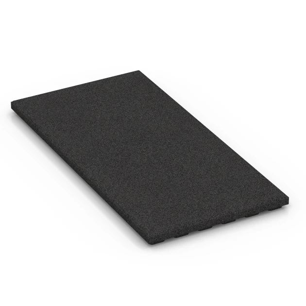 Stable Mat Luxury von WARCO im Farbdesign Anthracite mit den Abmessungen 100 x 50 x 4,5 cm | 0,50 m². Produktfoto von Artikel 6389 in der Aufsicht von schräg vorne.