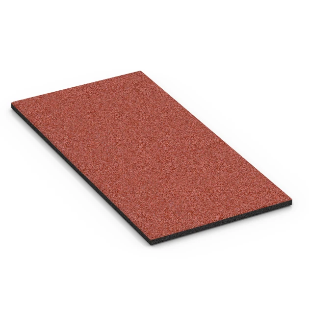 Stable Mat von WARCO im Farbdesign Brick red mit den Abmessungen 100 x 50 x 3 cm | 0,50 m². Produktfoto von Artikel 6382 in der Aufsicht von schräg vorne.