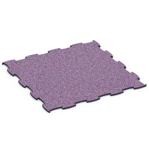 Indoor Dog Sports Flooring von WARCO im Farbdesign Lavender mit den Abmessungen 44,6 x 44,6 x 1,8 cm. Produktfoto von Artikel 6900 in der Aufsicht von schräg vorne.