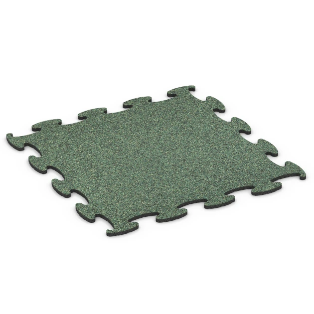 Indoor Dog Sports Flooring von WARCO im Farbdesign English Lawn mit den Abmessungen 98 x 98 × 1,8 cm. Produktfoto von Artikel 6906 in der Aufsicht von schräg vorne.