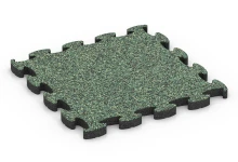 Patio rubber tile