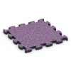 Sports Court Tile von WARCO im Farbdesign Lavender mit den Abmessungen 44,6 x 44,6 × 2,8 cm. Produktfoto von Artikel 6954 in der Aufsicht von schräg vorne.