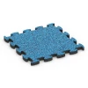 Patio rubber tile von WARCO im Farbdesign Atlantic mit den Abmessungen 46 x 46 × 2,8 cm. Produktfoto von Artikel 6947 in der Aufsicht von schräg vorne.