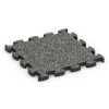 Fitness Max Floor System von WARCO im Farbdesign Dark Grey Granite mit den Abmessungen 46 x 46 × 2,8 cm. Produktfoto von Artikel 6877 in der Aufsicht von schräg vorne.