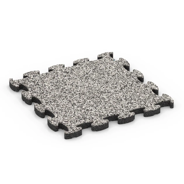 Pool Surround Tiles von WARCO im Farbdesign Grey Granite mit den Abmessungen 30 x 30 x 1,8 cm. Produktfoto von Artikel 6770 in der Aufsicht von schräg vorne.