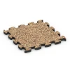 Stone Carpet Click Tile von WARCO im Farbdesign Terracotta mit den Abmessungen 30 x 30 x 1,8 cm. Produktfoto von Artikel 6817 in der Aufsicht von schräg vorne.