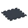 Fitness Premium Performance Flooring von WARCO im Farbdesign Anthracite mit den Abmessungen 45,9 x 45,9 x 1,8. Produktfoto von Artikel 6966 in der Aufsicht von schräg vorne.