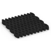 Safety Grass Grid Mat von WARCO im Farbdesign Anthracite mit den Abmessungen 100 × 100 × 8 cm. Produktfoto von Artikel 7012 in der Aufsicht von schräg vorne.