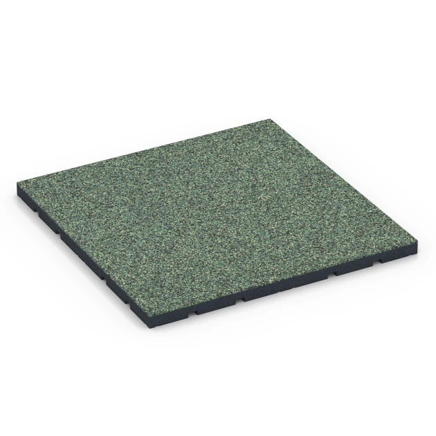 Outdoor Gym Flooring von WARCO im Farbdesign English lawn mit den Abmessungen 60 x 60 x 3 cm | 0,36 m². Produktfoto von Artikel 7134 in der Aufsicht von schräg vorne.