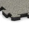 Detailaufnahme der Randausprägung von WARCO-Produkt 2841, Outdoor click tile, Format 500 x 500 x 40 mm, Farbe Light Granite.