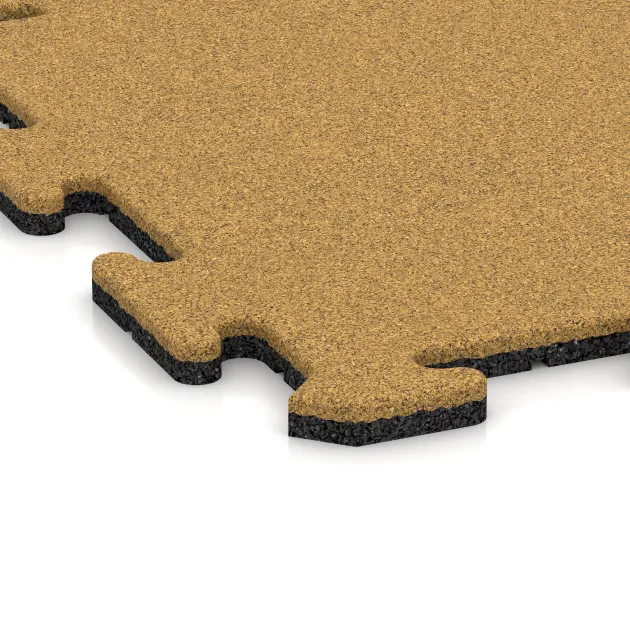 Detailaufnahme der Randausprägung von WARCO-Produkt 6206, Balcony tile, Format 500 x 500 x 18 mm, Farbe Lemon Yellow.