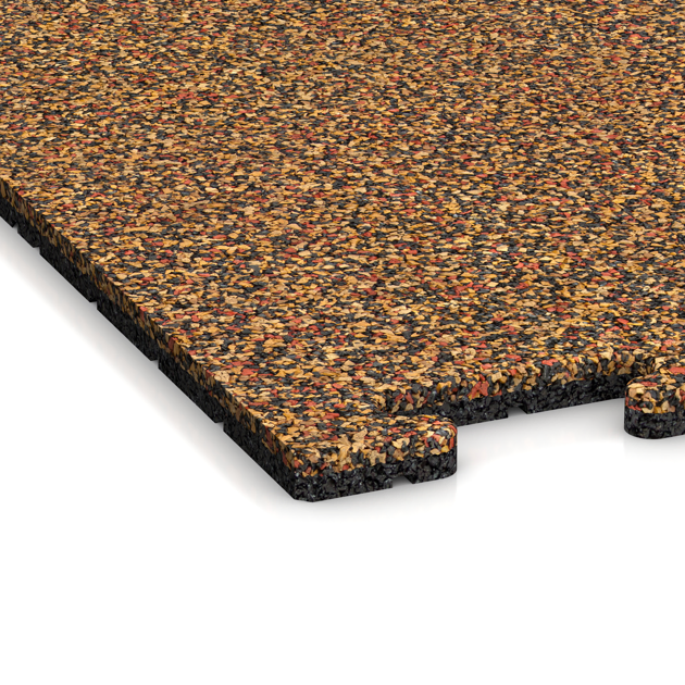 Detailaufnahme der Randausprägung von WARCO-Produkt 4746, Edge tile (factory-cut), Format 1000 x 485 x 18 mm, Farbe Terra Cotta.