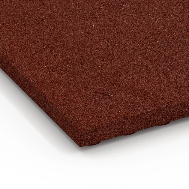 Detailaufnahme der Randausprägung von WARCO-Produkt 6647, , Format 100 x 50 x 4 cm, Farbe Brick red.
