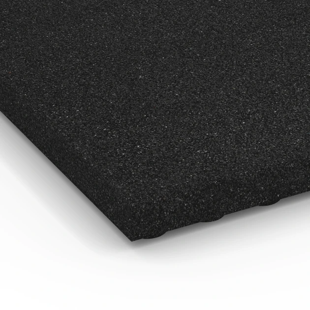 Detailaufnahme der Randausprägung von WARCO-Produkt 6648, Stable Comfort Tile, Format 100 x 50 x 5 cm, Farbe Anthracite.