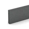 Detailaufnahme der Randausprägung von WARCO-Produkt 2595, Rubber kerbstone (Deep kerbstone), Format 1000 x 250 x 50 mm, Farbe Slate grey.