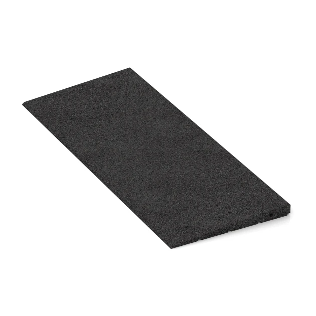 Detailaufnahme der Randausprägung von WARCO-Produkt 2348, Transition ramp 75 cm, Format 75 x 30 cm | 8 < 30 mm, Farbe Anthracite.
