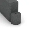 Detailaufnahme der Randausprägung von WARCO-Produkt 2577, Border stone chain element, Format 1000 x 300 x 154 mm, Farbe Slate grey.