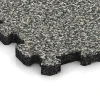 Detailaufnahme der Randausprägung von WARCO-Produkt 3721, Fitness Mat Premium 2 cm, Format 30,6 x 30,6 x 2 cm | 0,094 m², Farbe Grey Granite.