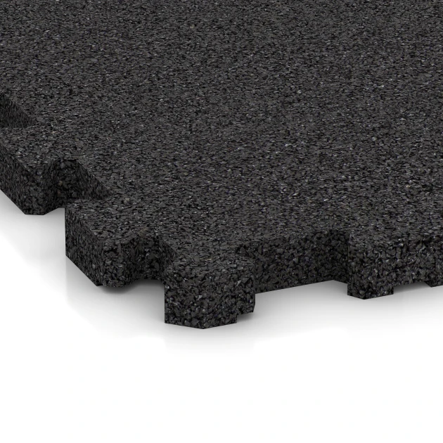 Detailaufnahme der Randausprägung von WARCO-Produkt 3741, Deck tile, Format 30,6 x 30,6 x 2 cm | 0,094 m², Farbe Anthracite.