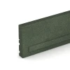 Detailaufnahme der Randausprägung von WARCO-Produkt 3786, Rubber Kerb, Format 100 × 5 × 25 cm, Farbe Grass green.