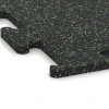 Detailaufnahme der Randausprägung von WARCO-Produkt 6979, Fitness Performance Elite Training Floor, Format 100 x 100 x 2 cm | 1,00 m², Farbe Light Green Speckled.
