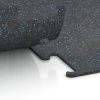 Detailaufnahme der Randausprägung von WARCO-Produkt 3766, Fitness Performance Elite Training Floor, Format 50 x 50 x 1 cm | 0,25 m², Farbe Light Blue Speckled.