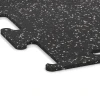 Detailaufnahme der Randausprägung von WARCO-Produkt 3779, Fitness Performance Elite Training Floor, Format 50 x 50 x 1 cm | 0,25 m², Farbe Light Grey Speckled.
