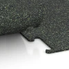 Detailaufnahme der Randausprägung von WARCO-Produkt 3767, Fitness Performance Elite Training Floor, Format 50 x 50 x 1 cm | 0,25 m², Farbe Light Green Speckled.