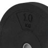 Detailaufnahme der Randausprägung von WARCO-Produkt 6085, Bumper Plate – Solid Rubber, Format 10 kg | ø 45,4 x 5,85 cm, Farbe Anthracite.