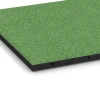 Detailaufnahme der Randausprägung von WARCO-Produkt 6184, Dog resting mat, Format 50 x 50 x 3 cm | 0,25 m², Farbe Linden green.