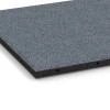 Detailaufnahme der Randausprägung von WARCO-Produkt 6185, Dog resting mat, Format 50 x 50 x 3 cm | 0,25 m², Farbe Graphite grey.
