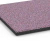 Detailaufnahme der Randausprägung von WARCO-Produkt 6418, Playground safety tile – CFH 90 cm, Format 50 x 50 x 3 cm | 0,25 m², Farbe Lavender.