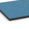 Detailaufnahme der Randausprägung von WARCO-Produkt 6420, Playground safety tile – CFH 90 cm, Format 50 x 50 x 3 cm | 0,25 m², Farbe Atlantic.