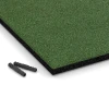 Detailaufnahme der Randausprägung von WARCO-Produkt 6249, Patio tile – 3 cm, Format 50 x 50 x 3 cm, Farbe Grass green.