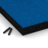 Detailaufnahme der Randausprägung von WARCO-Produkt 6268, Playground safety tile – 180 cm, Format 50 x 50 x 6 cm, Farbe Sky blue.