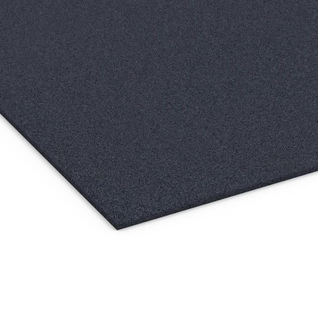 Detailaufnahme der Randausprägung von WARCO-Produkt 6177, Fitness Performance Elite Training Floor, Format 100 × 100 × 1 cm, Farbe Anthracite.