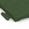 Detailaufnahme der Randausprägung von WARCO-Produkt 6977, Fitness Floor Tile Classic, Format 50 x 50 x 3 cm | 0,25 m², Farbe Grass green.