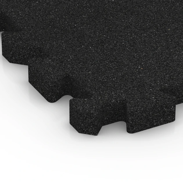 Detailaufnahme der Randausprägung von WARCO-Produkt 6623, Dog kennel flooring, Format 50 x 50 x 4 cm | 0,25 m², Farbe Anthracite.