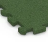 Detailaufnahme der Randausprägung von WARCO-Produkt 6613, Rubber patio tile, Format 50 x 50 x 3 cm | 0,25 m², Farbe Grass green.