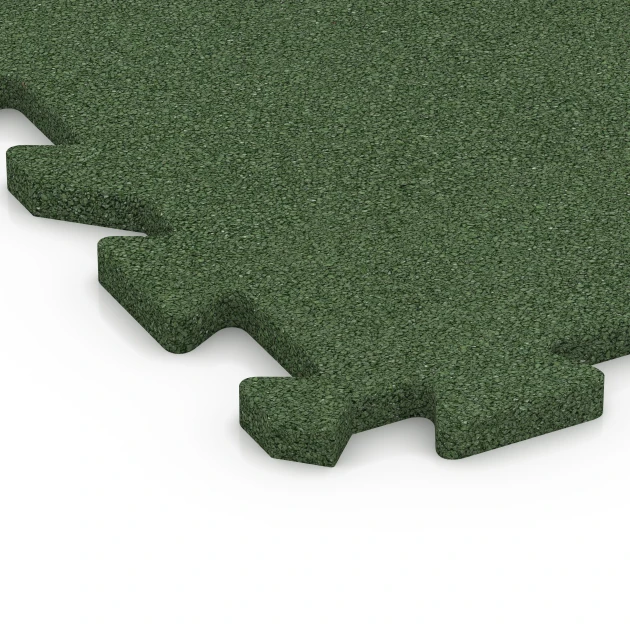 Detailaufnahme der Randausprägung von WARCO-Produkt 6411, Balcony floor tile, Format 50 x 50 x 2 cm | 0,25 m², Farbe Grass green.