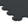 Detailaufnahme der Randausprägung von WARCO-Produkt 7085, Rubber Dog Floor Mat, Format 102,5 x 102,5 x 2,2 cm | 1,05 m², Farbe Anthracite.