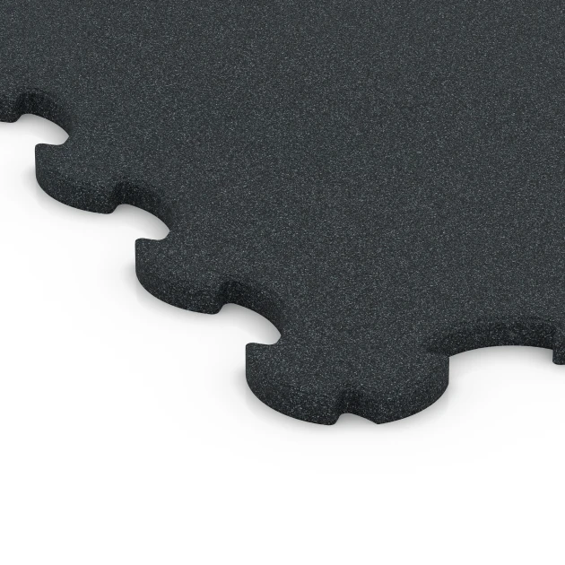 Detailaufnahme der Randausprägung von WARCO-Produkt 7085, Rubber Dog Floor Mat, Format 102,5 x 102,5 x 2,2 cm | 1,05 m², Farbe Anthracite.