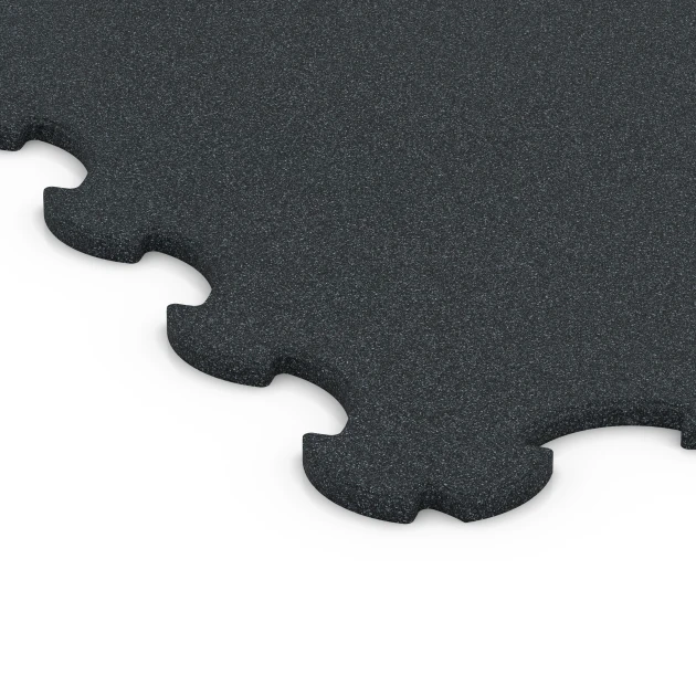 Detailaufnahme der Randausprägung von WARCO-Produkt 7086, Rubber Dog Floor Mat, Format 102,5 x 102,5 x 1,5 cm | 1,05 m², Farbe Anthracite.