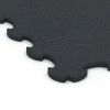 Detailaufnahme der Randausprägung von WARCO-Produkt 6377, Fitness Floor Protection Mat, Format 102,5 x 102,5 x 2 cm | 1,05 m², Farbe Anthracite.