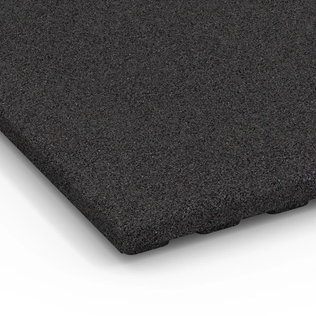Detailaufnahme der Randausprägung von WARCO-Produkt 6387, Stable Mat Luxury, Format 100 x 100 x 4,5 cm | 1,00 m², Farbe Anthracite.
