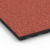 Detailaufnahme der Randausprägung von WARCO-Produkt 6390, Stable Mat Luxury, Format 100 x 50 x 4,5 cm | 0,50 m², Farbe Brick red.