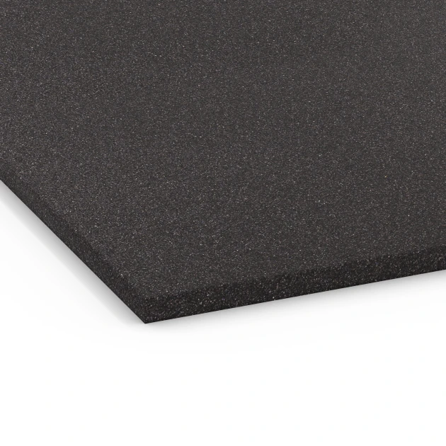 Detailaufnahme der Randausprägung von WARCO-Produkt 6655, Base Layer CL 1, Format 104 x 104 x 1,8 cm, Farbe Anthracite.