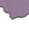 Detailaufnahme der Randausprägung von WARCO-Produkt 6900, Indoor Dog Sports Flooring, Format 44,6 x 44,6 x 1,8 cm, Farbe Lavender.