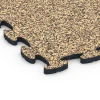 Detailaufnahme der Randausprägung von WARCO-Produkt 6867, Fitness Max Floor System, Format 44,6 x 44,6 x 1,8 cm, Farbe Rattan.